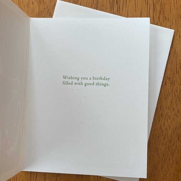 Compendium Positively Green Birthday Card and Envelope - Picture 3 of 4